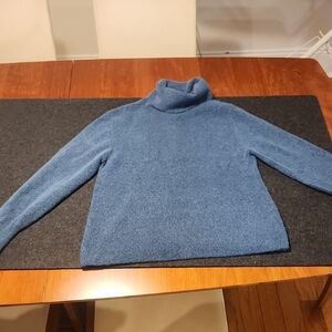 Banana Republic Blue Turtleneck Sweater